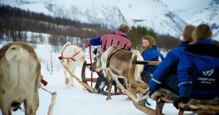 Reinkjøring går ikke så fort, så du får nytt naturen © Lyngsfjord Adventure