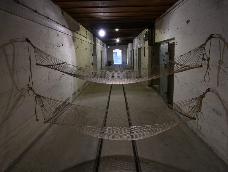 As it was a navy battery the soldiers slept in hammocks © Ernst Furuhatt/Nordlandsmuseet