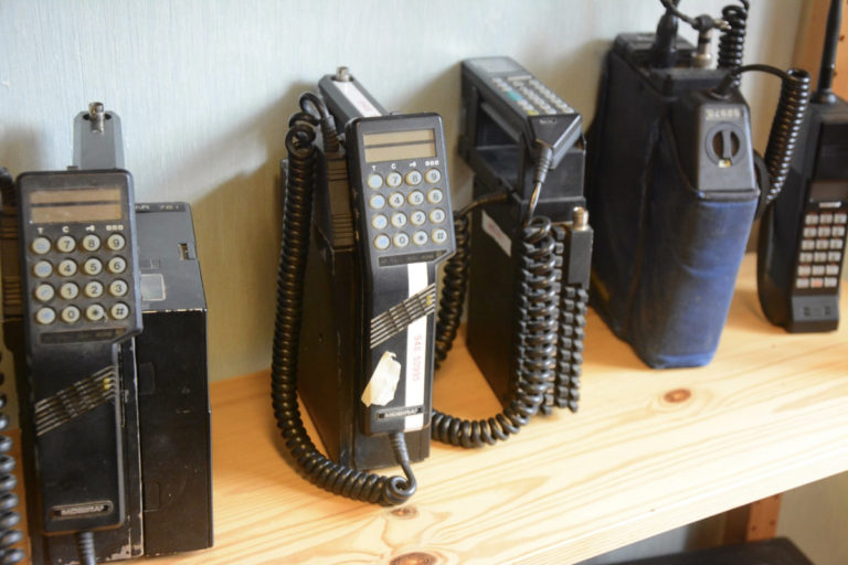 The little museum has it all, even the old "portable" mobile phones © Knut Hansvold