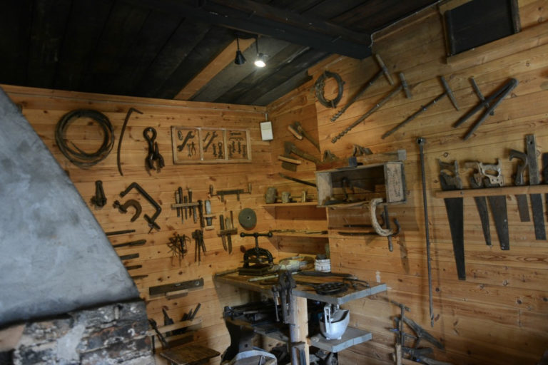 Inside the workshop of the Tuomainen Farmstead © Knut Hansvold