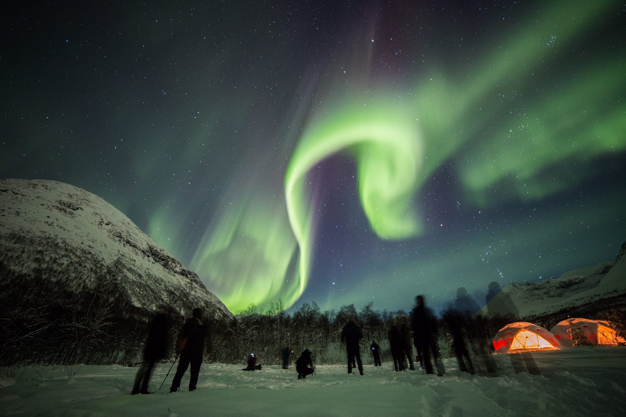 På fototur for å se nordlyset © William Copeland