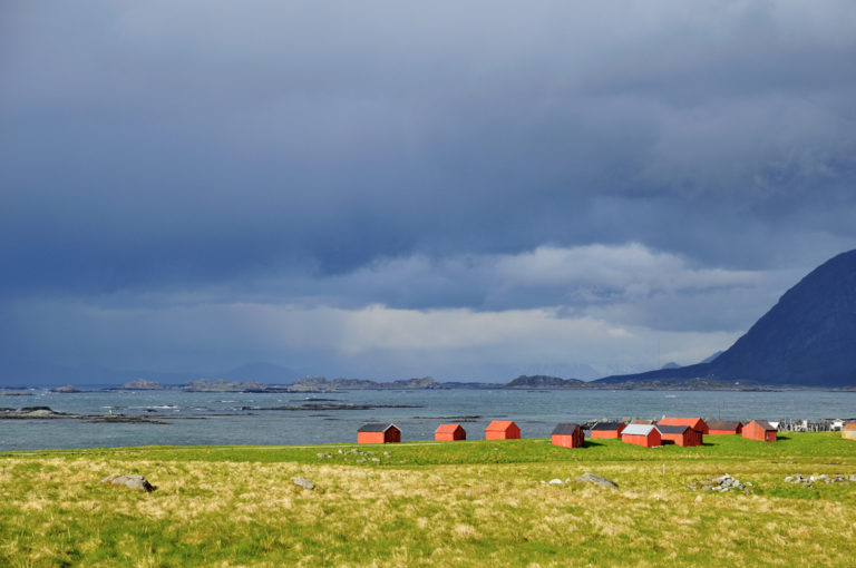 At Eggum the sun plays with the clouds © Steinar Skaar/Statens vegvesen