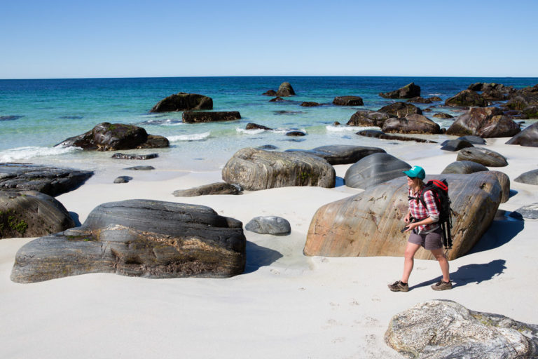 A new beach "around every corner" at Værøy. Photo: Kristin Folsland Olsen