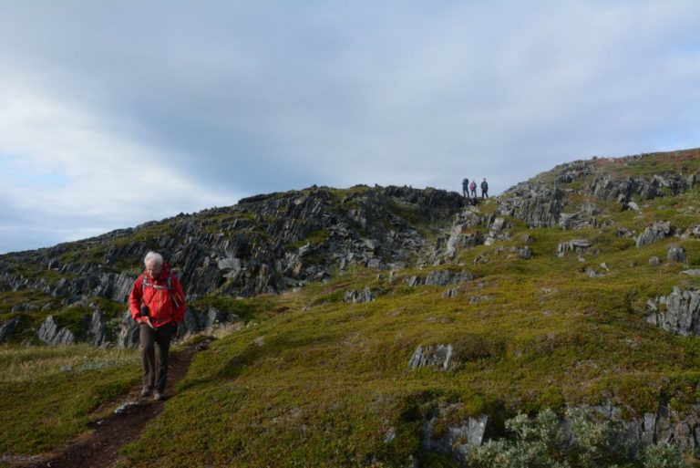 The terrain involves ups and downs but is not too challenging for most © Knut Hansvold