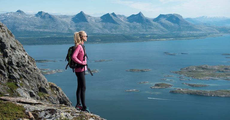 The view of the Seven Sisters from summit of Dønnamannen © Terje Rakke