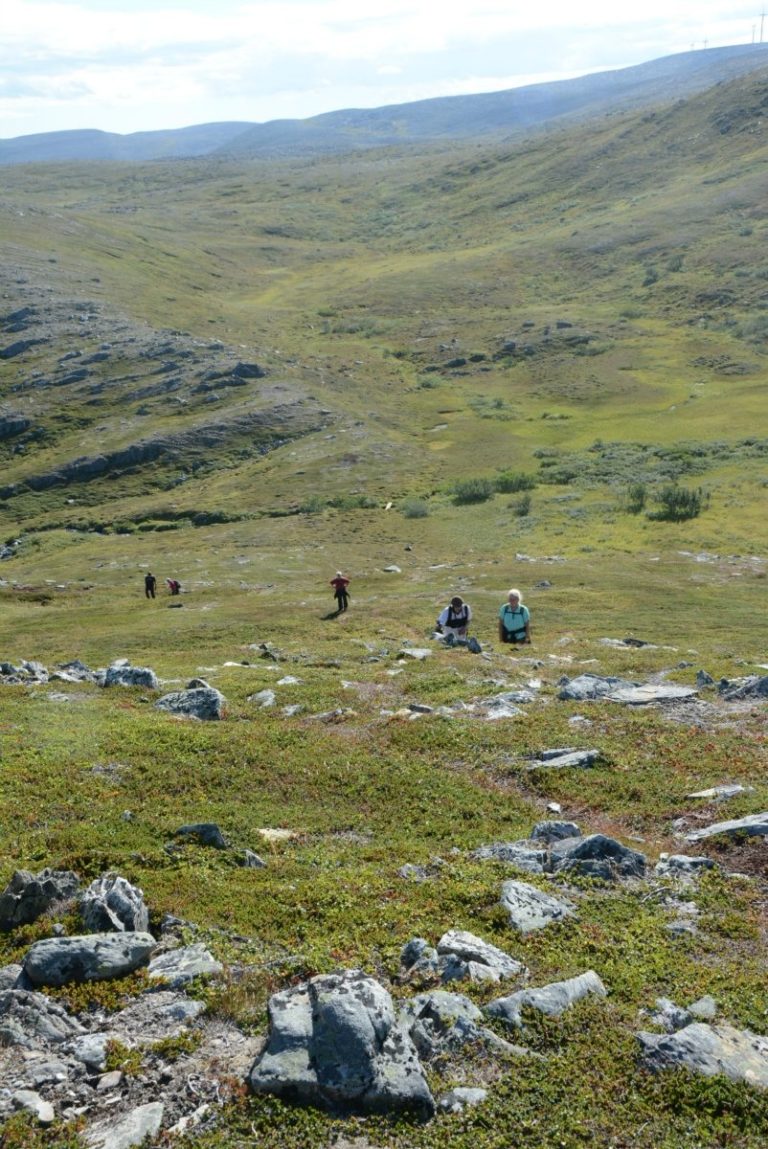 The terrain is never too steep meaning those in with average fitness can take the hike © Knut Hansvold