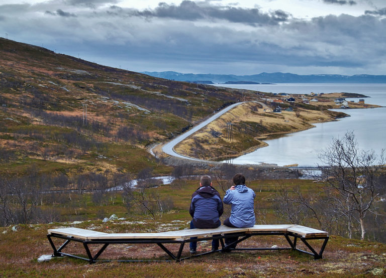 There are many locations along the route to take in the views like this one in Lillefjord © Jarle Wæhler / Statens vegvesen