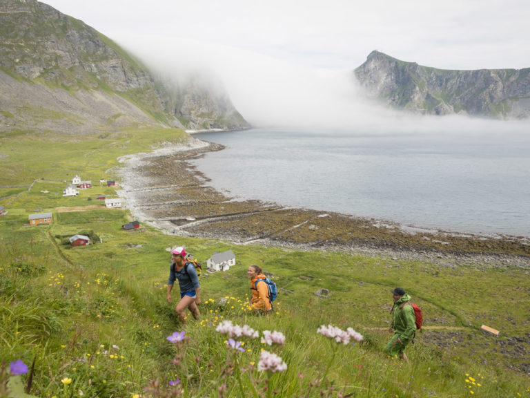 Hiking to Måstad. Photo: Kristin Folsland Olsen