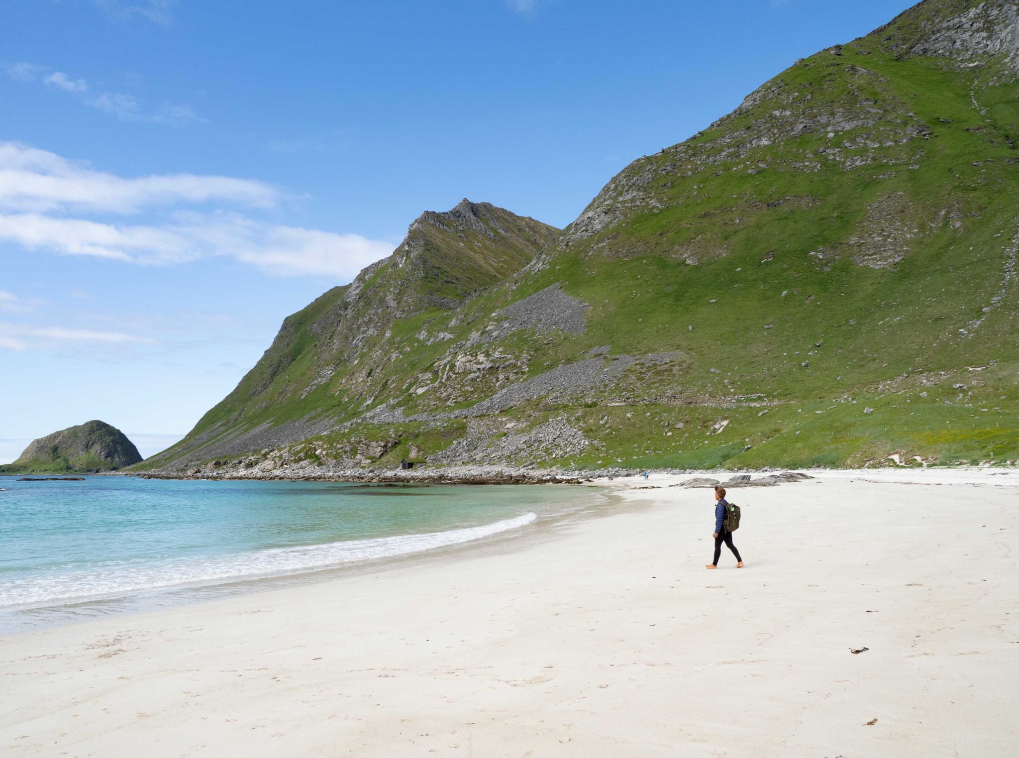 Hauklandstranda i Lofoten er både starsted og endepunkt for turen til Himmeltinden © Kristin Folsland Olsen