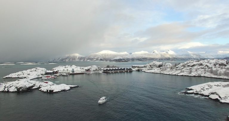 En stille havn helt ute ved havet © Nils Erik Bjørholt