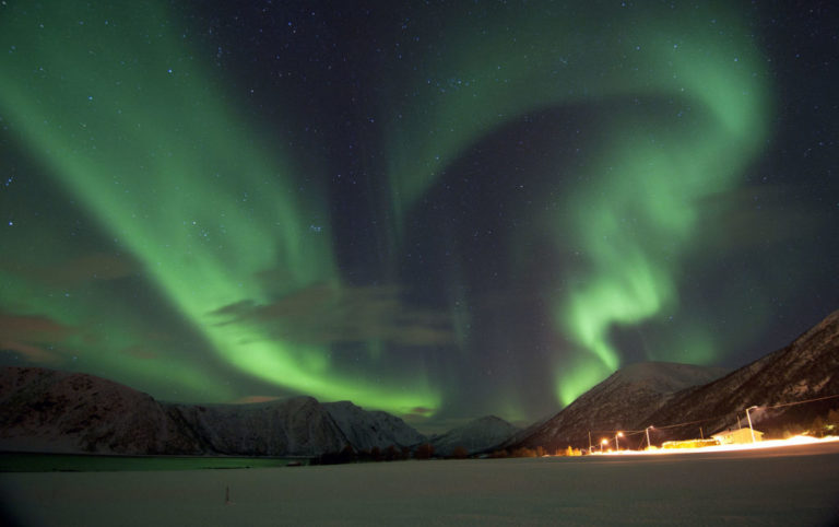 Nydelige nordlysbuer © Marten Bril