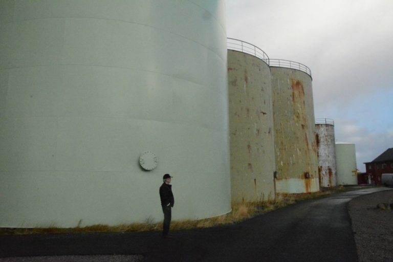 The tanks where fish meal was preserved © Knut Hansvold