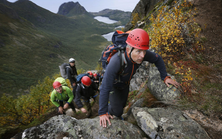 Safety first. In some places it's best to have an experienced guide or local to take you up into the mountains with proper equipment © Tom Melby