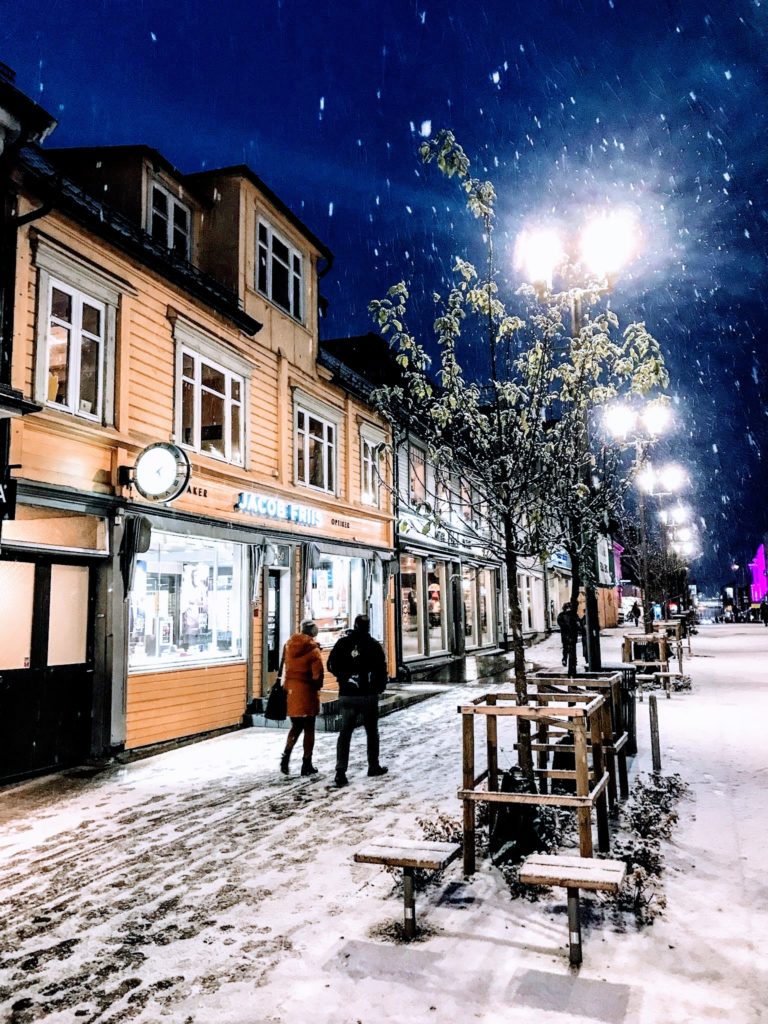 Windowshopping in the Polar Night © Knut Hansvold
