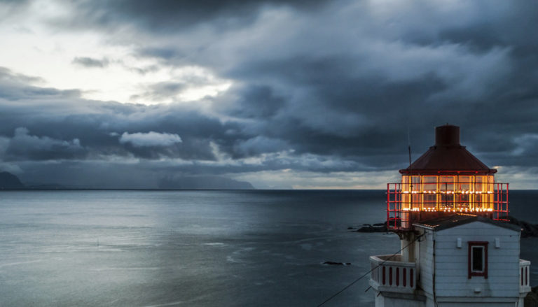 The weather is never guaranteed to be good. However, lighthouses rarely have predictable weather wherever you are in the World, that is why they are there © Litløy Fyr