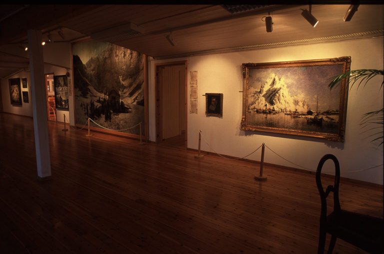 Artworks plaster the walls, each telling their own story © Knut Hansvold
