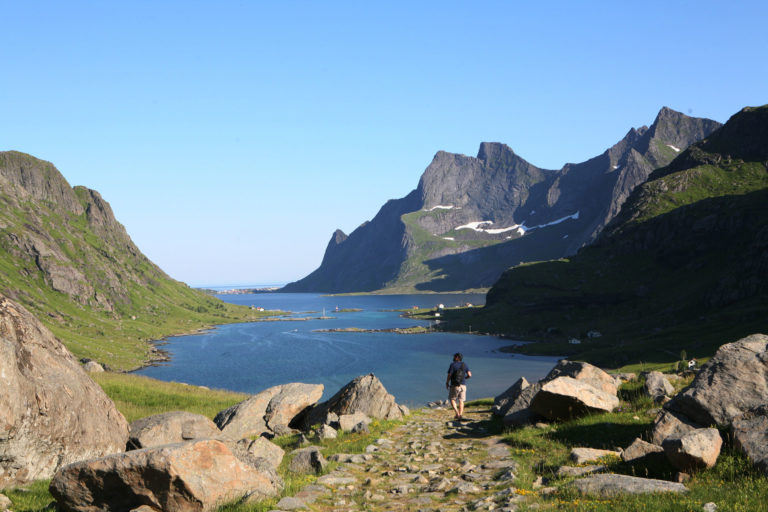 På vei ned til Bunes © Eirik Ohna