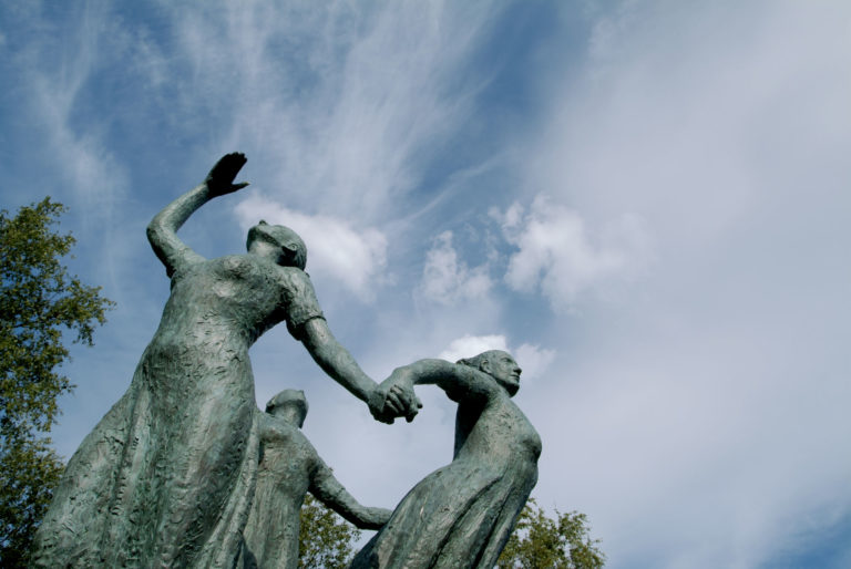 Skulptur ved Grenselandmuseet © Trym Ivar Bergsmo