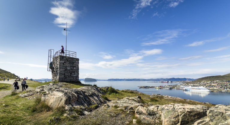 Summer view over Hammerfest seen from the city mountain of Salen © Ziggi Wantuch