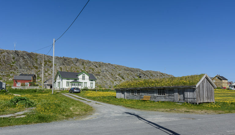 Hamningberg ved nordre endepunktet av Nasjonal turistveg Varanger. ©Foto: Fredrik Fløgstad / Statens vegvesen