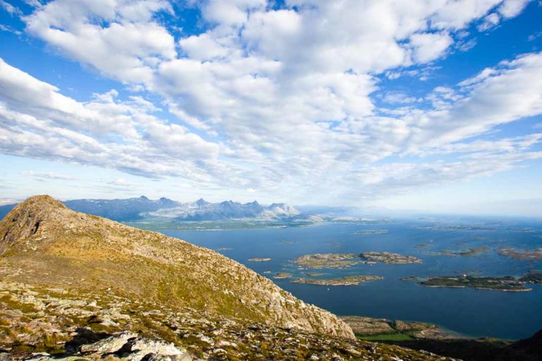 Utsikt mot De Syv Søstre © Mats Hoel Johannessen
