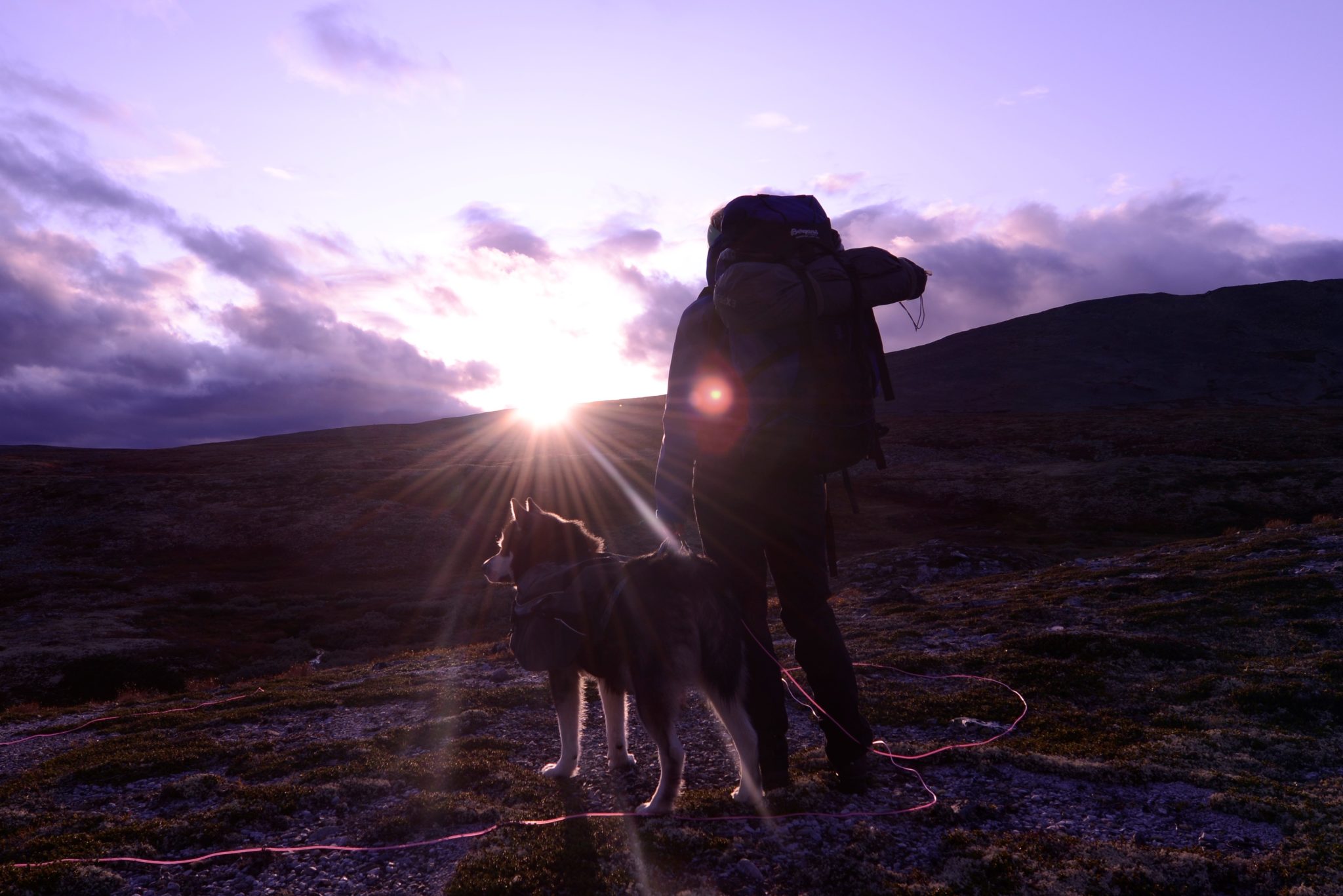 På vei til Halde for å se på midnattssola over Finnmarksvidda © Turgleder