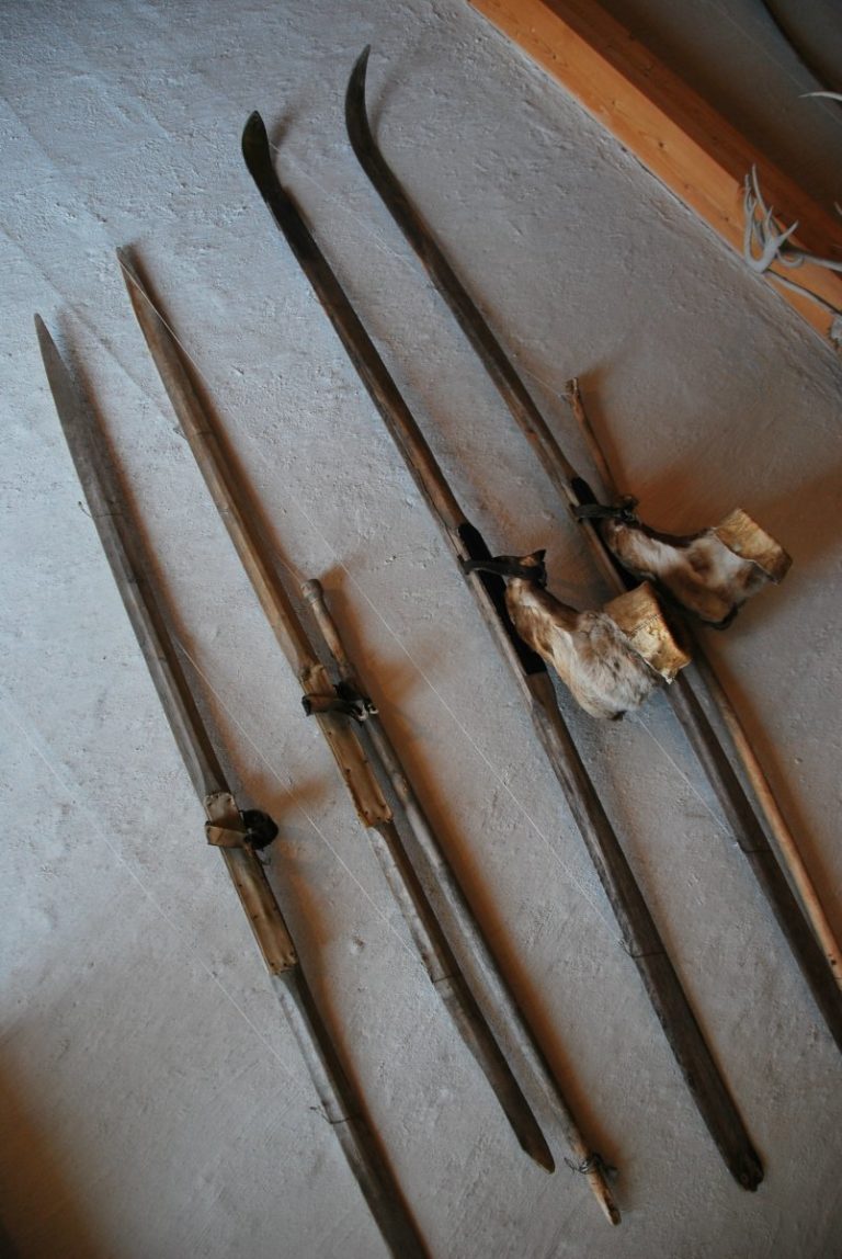 Old skis at Kautokeino rural museum © Knut Hansvold