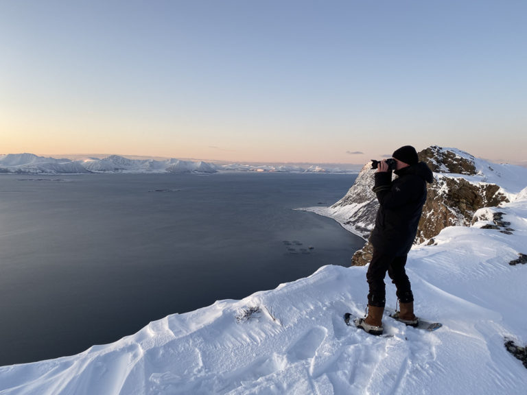 At Keipen on snowshoes for that wide view © Bernd Kossmann