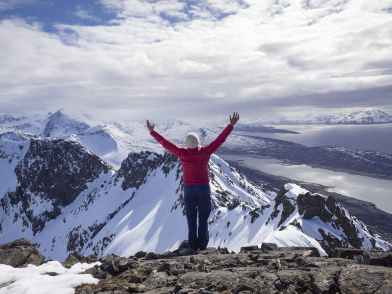 Mount Russelvfjellet in the Lyngen Alps © Kristin F Olsen