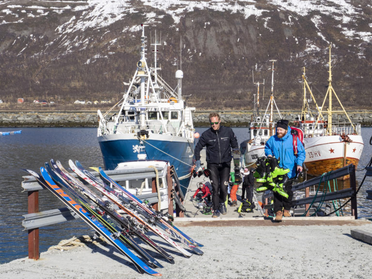 Ski an dsail in the Lyngen Alps © Kristin F Olsen