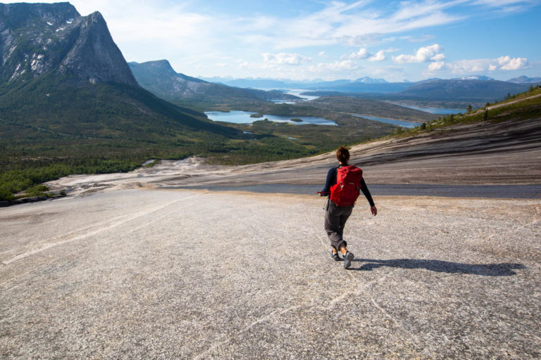 På vei ned fra Verdenssvaet © Mats Hoel Johannessen