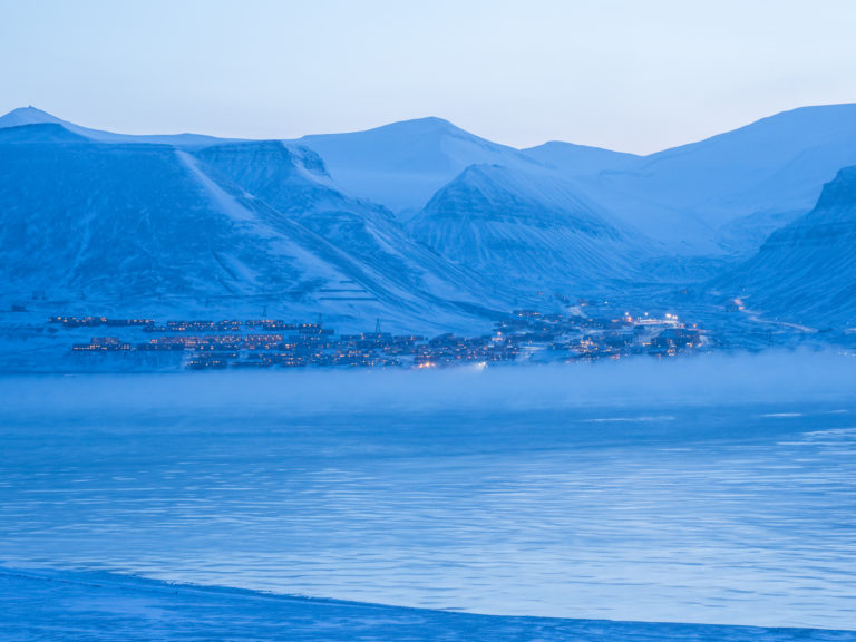 Blue light in February, before the sun is back © Ann J Nordvålen