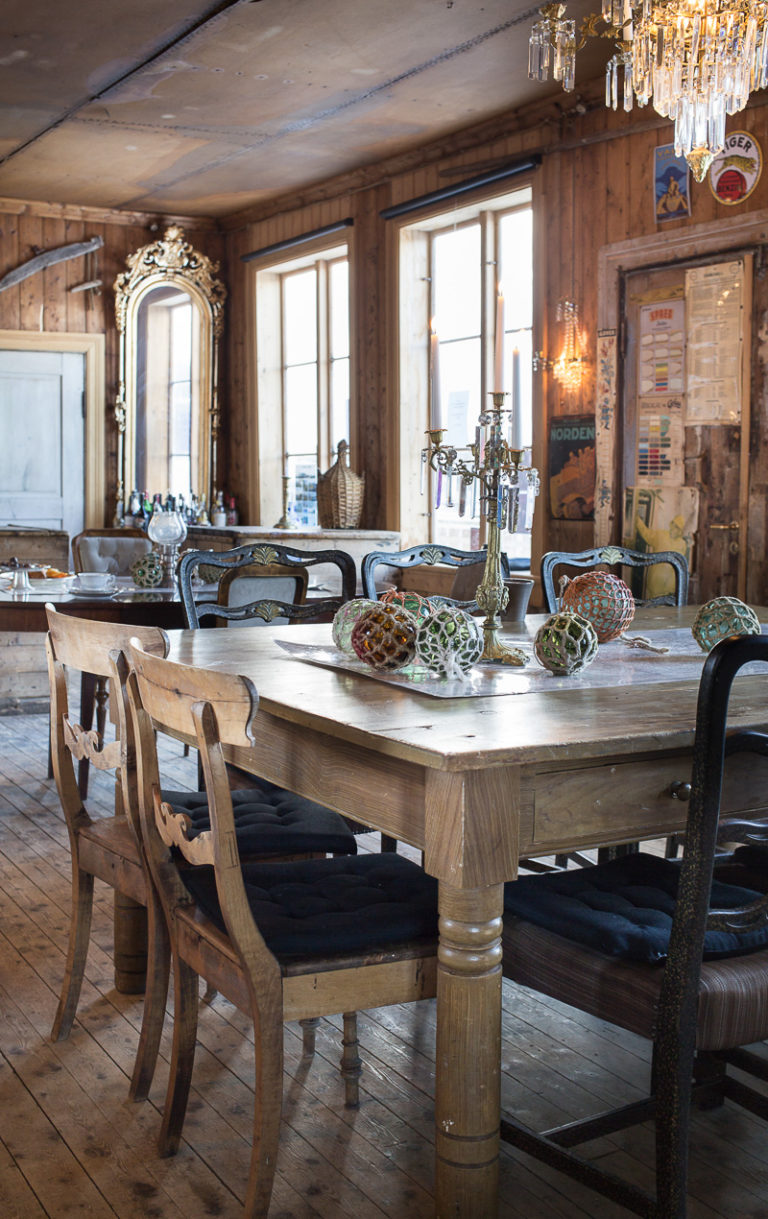 Ånd inn historien på Støtt handelssted med restauranten i den gamle butikken © Kathrine Sørgård
