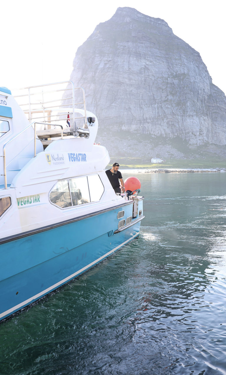 Heading to Sanna and the other small island communities from the main island of Husøy in the Træna archipelago © Kathrine Sørgård