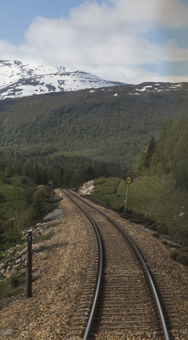 Railway heading north © Kathrine Sørgård