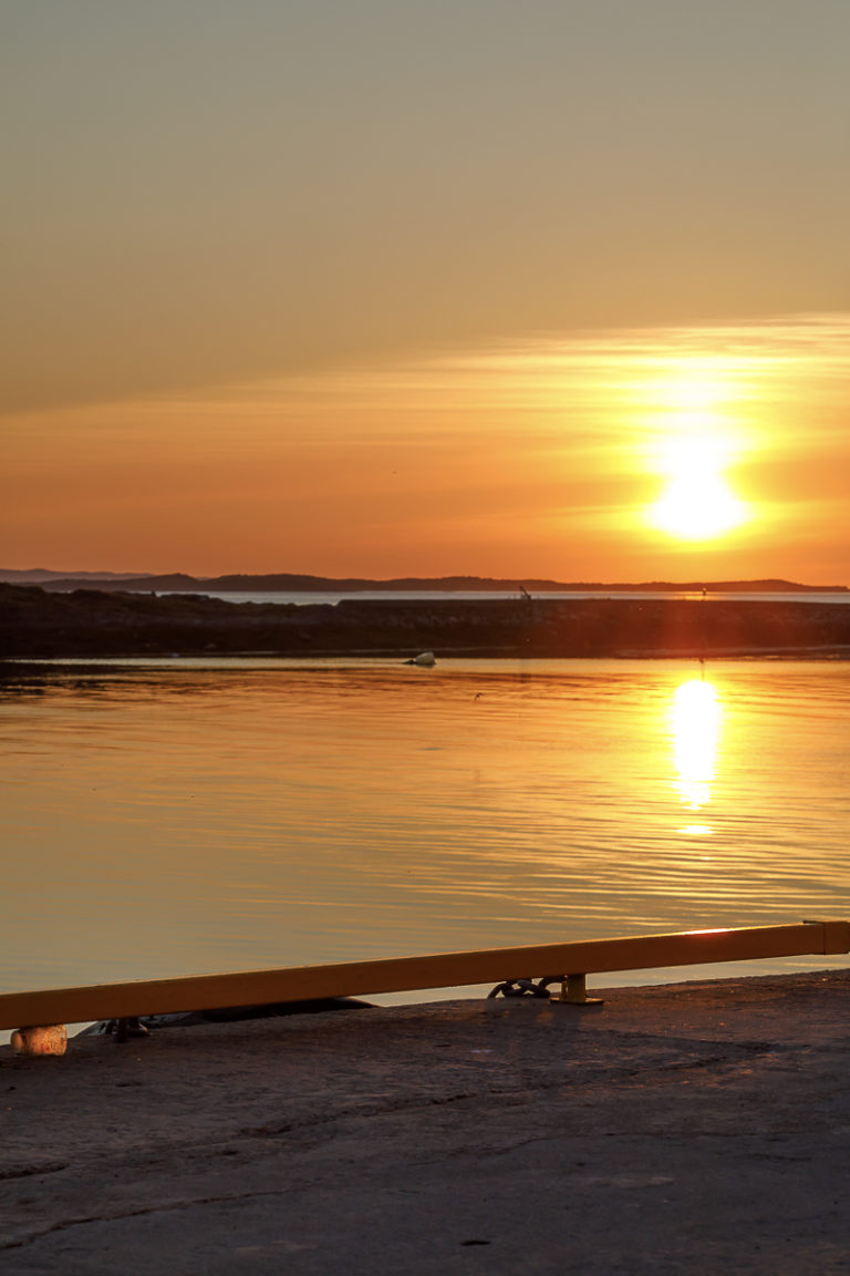 Solnedgang sett fra Brønnøysund © Kathrine Sørgård