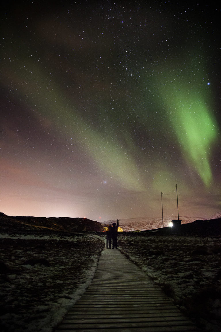 The Northern Lights above Salen Mountain in Hammerfest © Ziggi Wantuch