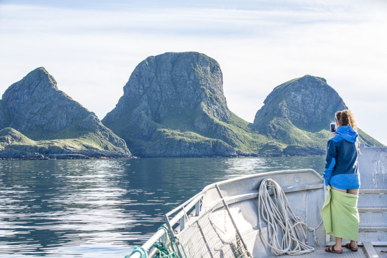 Trenyken er en av de høyere øyene på Røst © Kathrine Sørgård