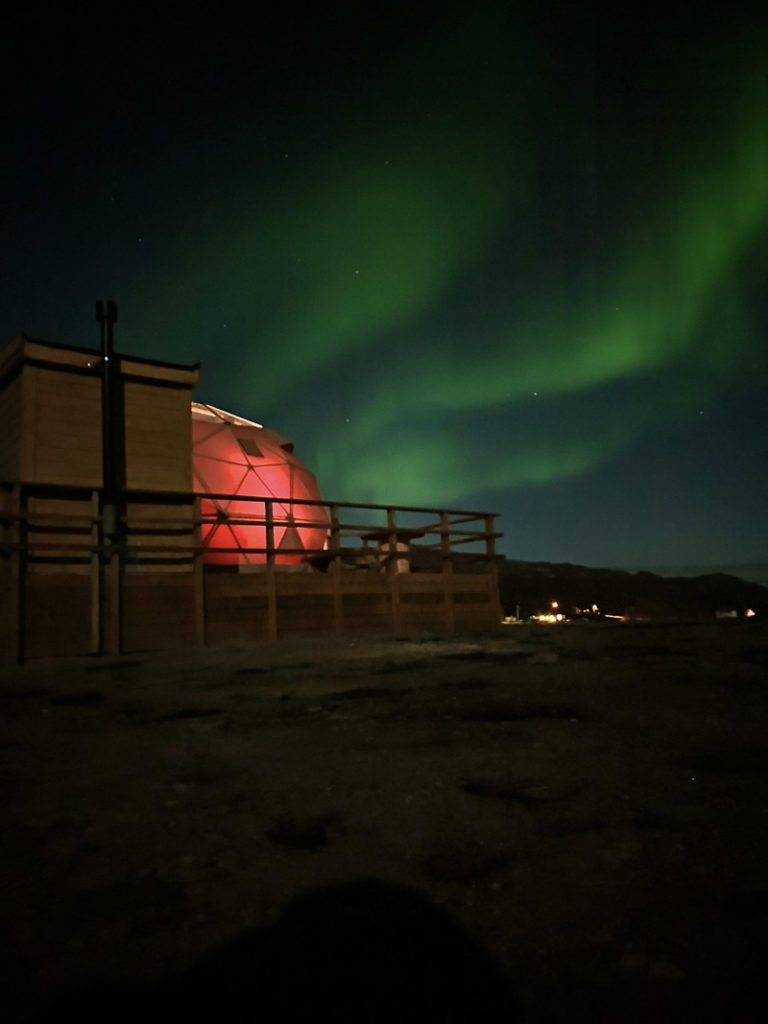 Kokelv is found far away from cities and light sources, so here it's good to see the Northern Lights © Aurora Glamping