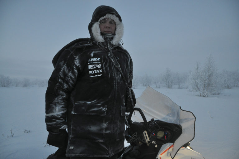 Litt frossen? Neida, godt pakket inn © Marit Helene Eira
