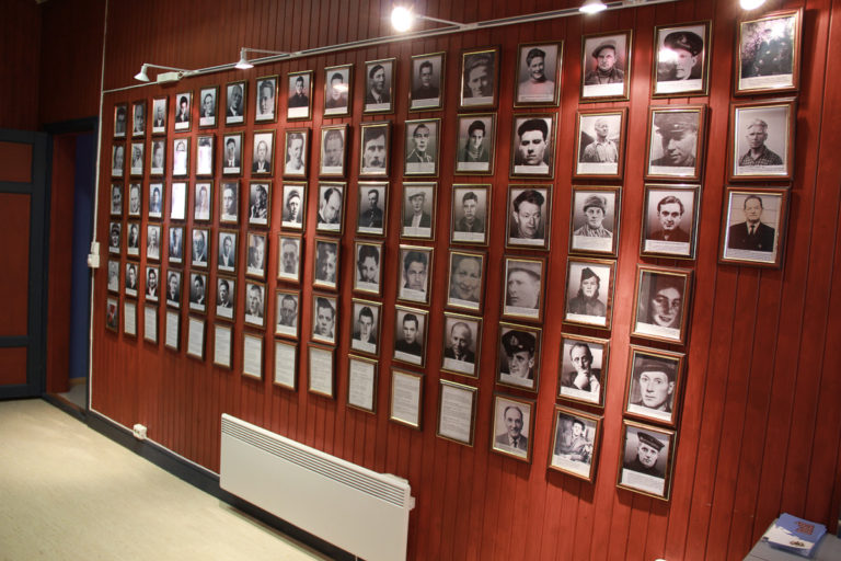 The Partisan Gallery showing the partisans and those who helped them. Many were killed, and some were also sent to prisoner camps in Norway, Germany and Poland © Steinar Borch Jensen