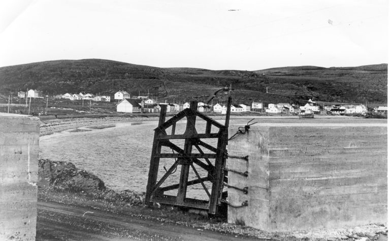 The view of Kiberg during the war