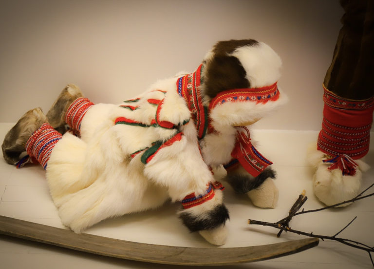 Winter clothing, a beaska, made of reindeer and goat fur © Paula Rauhala/SVD