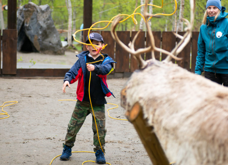Lassokasting. Foto: Polar Park
