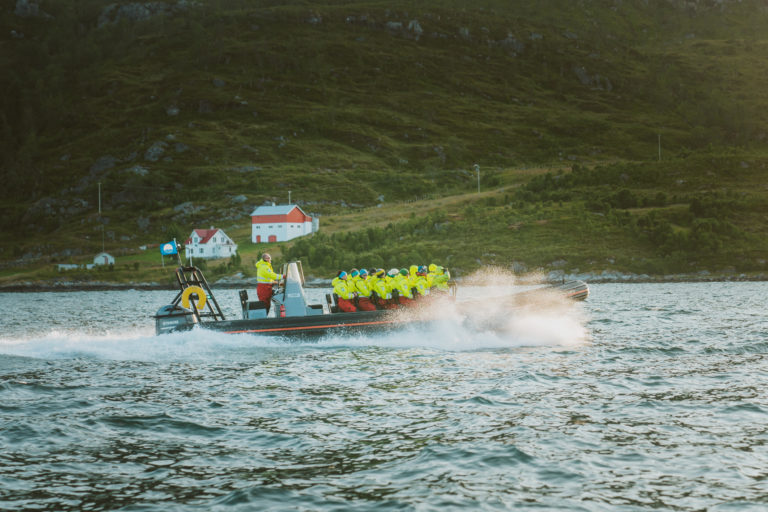 RIB med Tromsø Friluftsenter. Foto: Vegard Stien