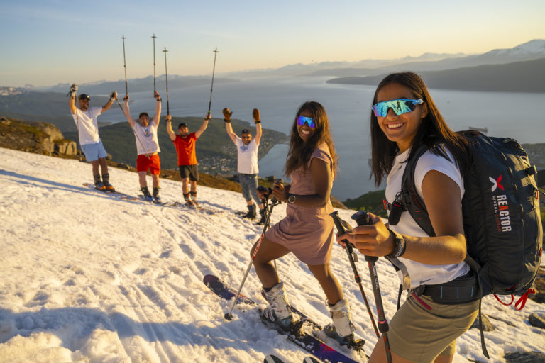 Sommerskikjøring på Narvikfjellet Foto: Rune Dahl