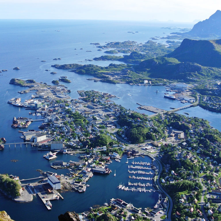 Svolvær seen from Svolværgeita mountain. Photo: Mats Hoel Johannessen