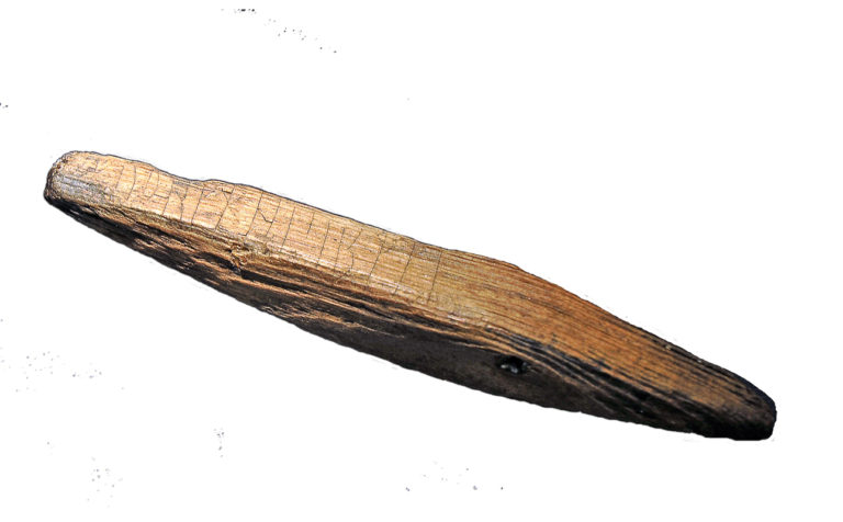 Stick with runic inscriptions © Sør-Troms museum