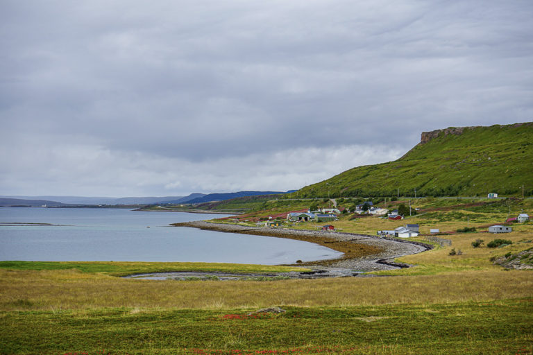 View from Mortensnes towards the end of the fjord © Katelin Pell