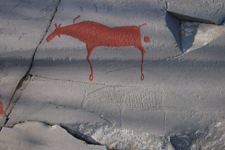 Moose and figures that are difficult to interprete © Alta Museum